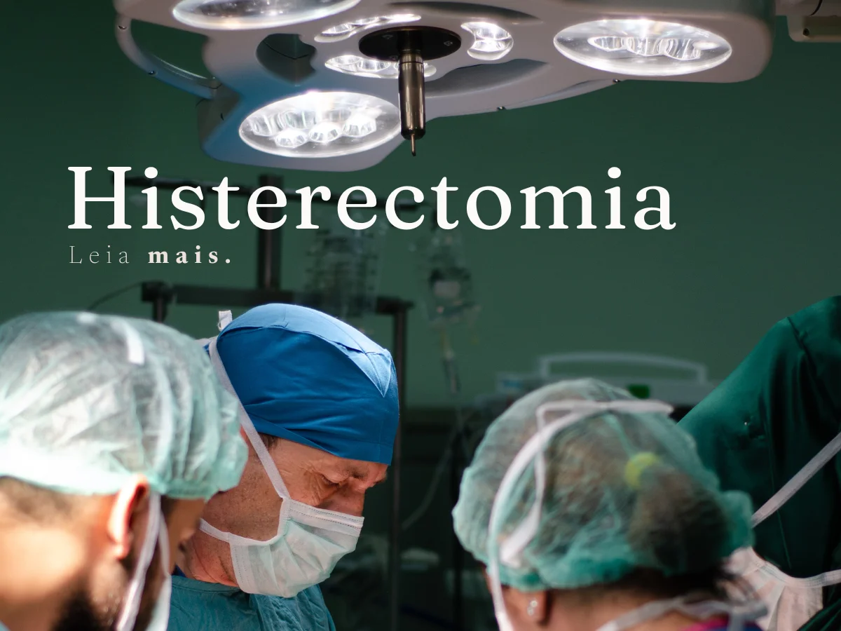 Imagem ilustrativa · Histerectomia